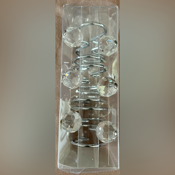 Faceted Ball Shower Curtain Hooks - Picture 2 of 6